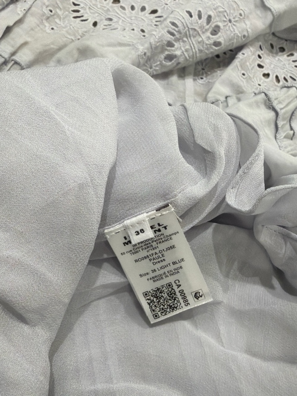Isabel Marant Paule broderie anglaise cotton maxi dress - Picture 8 of 12